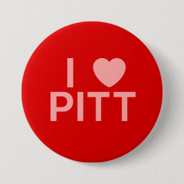 Bóton Redondo 7.62cm Botão "pitt" cardíaco