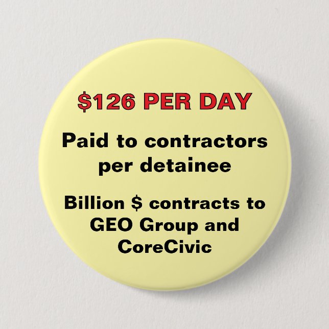 Bóton Redondo 7.62cm Botão redondo de 3 polegadas (Frente)