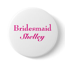 Botão Rosa Bridesmaid