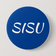 Botão SISU (Redondo; Azul; Botão Finlandês)