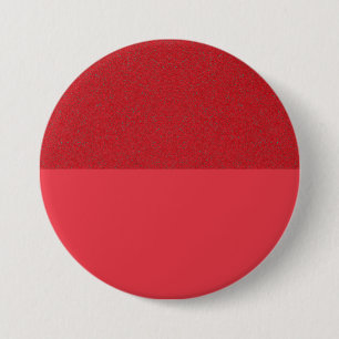 Bóton Redondo 7.62cm Botão Vermelho do Tomate Superior Texturizado - Pe