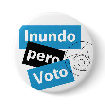 Botão Voto do Pero Inundo