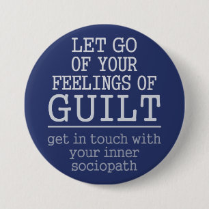 Bóton Redondo 7.62cm Botões de Autoconhecimento engraçados