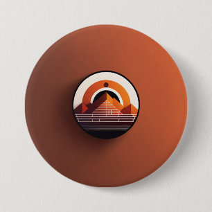 Bóton Redondo 7.62cm Botões e patches > Botões