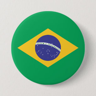 Bóton Redondo 7.62cm Brasil flag