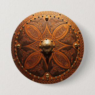 Bóton Redondo 7.62cm Broche Targe Pinn