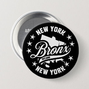 Bóton Redondo 7.62cm Bronx, Nova Iorque