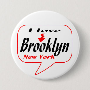 Bóton Redondo 7.62cm Brooklyn New York