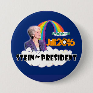 Bóton Redondo 7.62cm Caneca de cerveja 2016 de Jill para o presidente