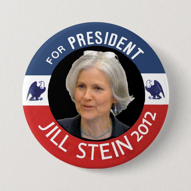 Bóton Redondo 7.62cm Caneca de cerveja de Jill para o presidente 2012 (Frente)