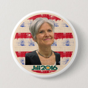 Bóton Redondo 7.62cm Caneca de cerveja de Jill para o presidente 2016