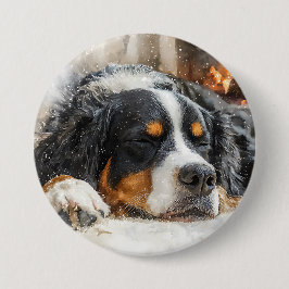Bóton Redondo 7.62cm Cão de Montanha Bernês