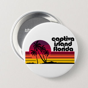 Bóton Redondo 7.62cm Captiva Island Florida
