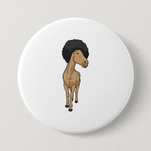 Bóton Redondo 7.62cm Cavalo Afro