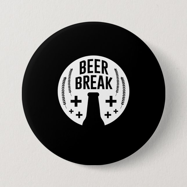 Bóton Redondo 7.62cm Cerveja Break (Frente)