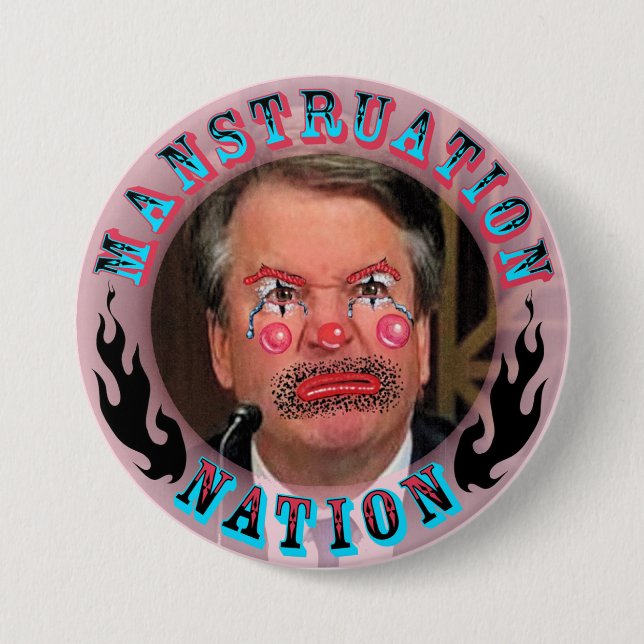 Bóton Redondo 7.62cm Cerveja de um palhaço (Frente)