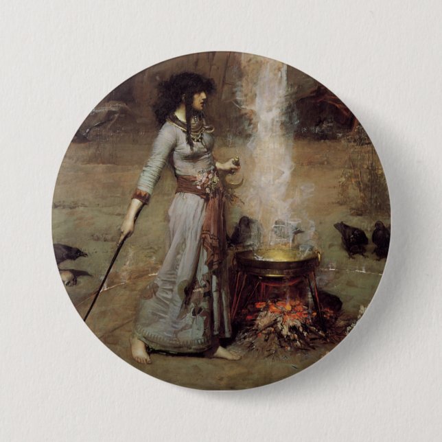 Bóton Redondo 7.62cm Círculo mágico (Frente)