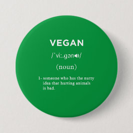 Bóton Redondo 7.62cm círculo verde de definição de vegano