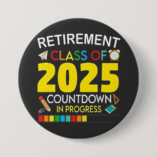 Bóton Redondo 7.62cm Classe de Baixa de 2025 Contagem em Andamento