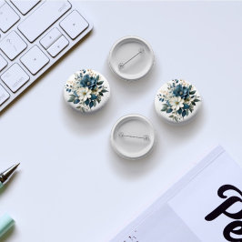 Bóton Redondo 7.62cm Clássico Minimalista Flor Mais Atrativo
