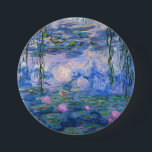 Bóton Redondo 7.62cm Claude Monet - Lírios Água, 1916<br><div class="desc">Claude Monet - Lírios Água,  1916</div>