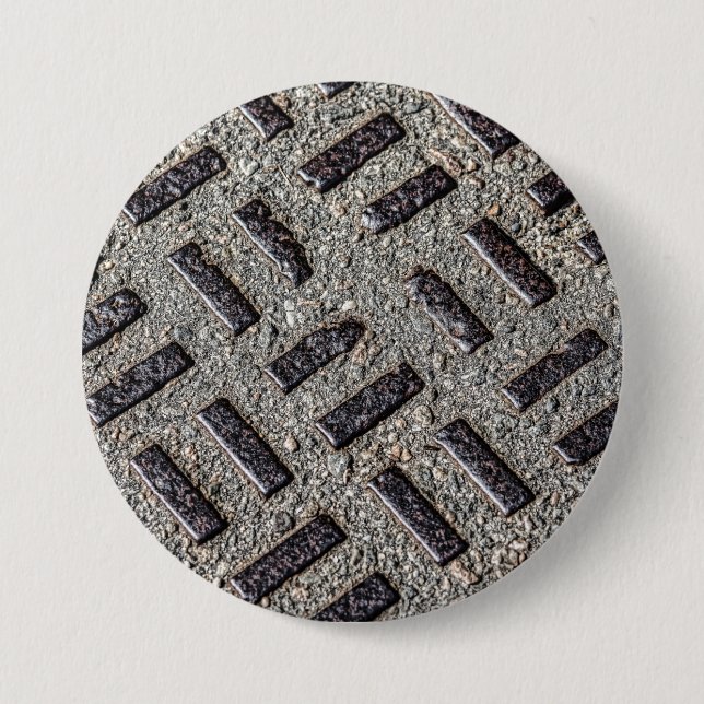 Bóton Redondo 7.62cm Cobrir Manhole (Frente)