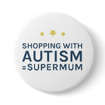 Comprar com crachá redondo de Supermum do autismo