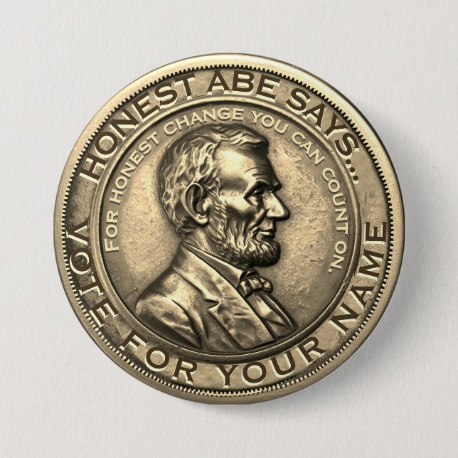 Bóton Redondo 7.62cm Compreensão de Modelo da campanha (Frente)