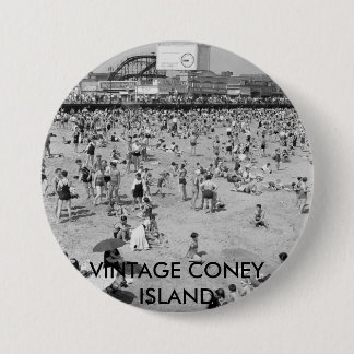BÓTON REDONDO 7.62CM CONEY ISLAND-BUTTON DO VINTAGE