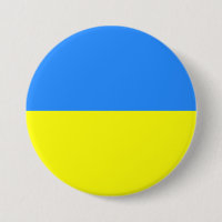 Cores da Ucrânia, bandeira da Ucrânia, botão
