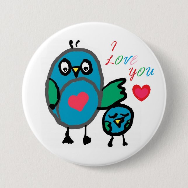 Bóton Redondo 7.62cm crachá bonito do botão (Frente)