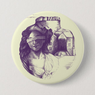 Bóton Redondo 7.62cm Crachá do pino de ilusão óptica