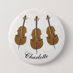 Bóton Redondo 7.62cm Crachá personalizado Cello