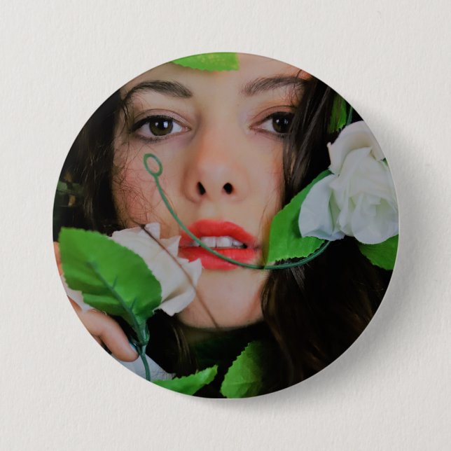 Bóton Redondo 7.62cm Crachá redondo, grande, 7,6 cm (3") (Frente)