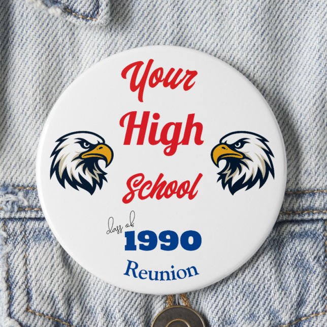 Bóton Redondo 7.62cm Create Your Own Personalized Class Reunion Button (Criador carregado)