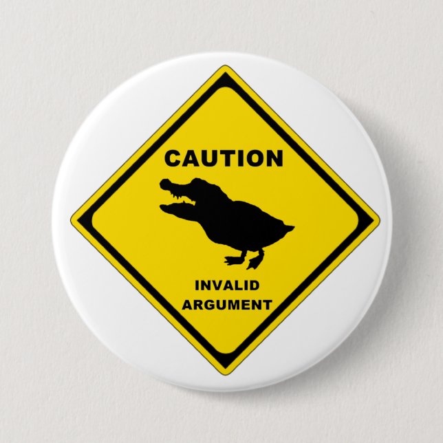 Bóton Redondo 7.62cm Crocoduck (Frente)