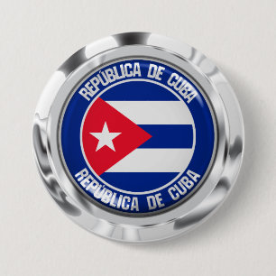 Bóton Redondo 7.62cm Cuba Round Emblem