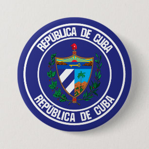 Bóton Redondo 7.62cm Cuba Round Emblem