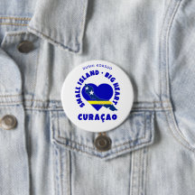 CURAÇAO Coração Grande Diversão Personalizado Dush