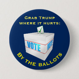 Bóton Redondo 7.62cm Da "trunfo garra onde fere: pelas cédulas