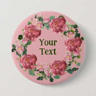 Bóton Redondo 7.62cm Delicar o Crachá da sola da sola de pedúnculo