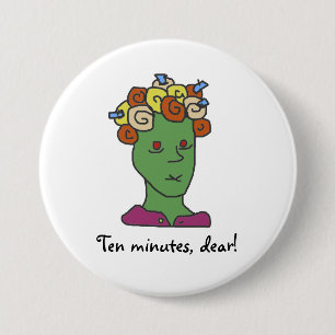 Bóton Redondo 7.62cm Desenhos animados sonolentos dos ESQUISITOS