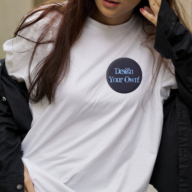 Bóton Redondo 7.62cm Design Seu Próprio Botão Grande Redondo (Criador carregado)