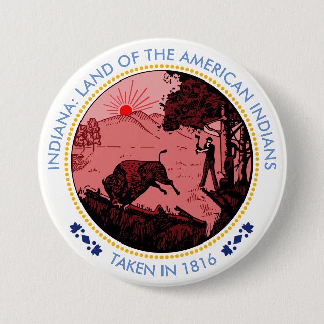 Bóton Redondo 7.62cm Destino selado (Frente)