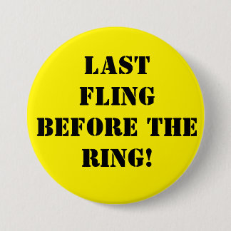 Bóton Redondo 7.62cm Distintivo de despedida de solteiro para o noivo