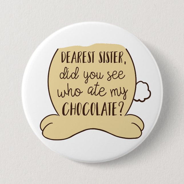 Bóton Redondo 7.62cm Divirta Citação Páscoa Humor Coelho Bumbum Algodão (Frente)