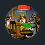 Bóton Redondo 7.62cm Dogs Playing Poker<br><div class="desc">Dogs playing poker,  famous painting by C.M. Coolidge,  1903.</div>