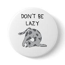 Don’t Be Lazy Yoga Cat