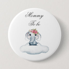 Bóton Redondo 7.62cm Dreamy Days com Rosie, o Elefante.