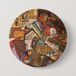 Bóton Redondo 7.62cm Egon Schiele - Extremidade Da Cidade